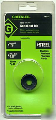 Greenlee 14722P slugbuster knockout die 1/2