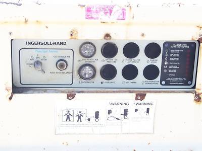 Ingersoll rand air compressor 185CFM john deere diesel