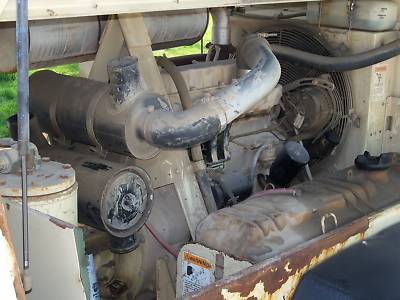Ingersoll rand air compressor 185CFM john deere diesel