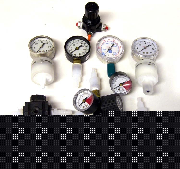 Lot 10 norgren air regulator pressure gauge R07 R72G-2A