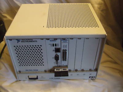 National instruments pxi-1036 chassis with cards