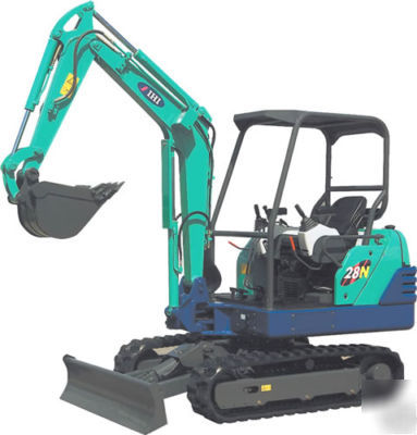 New ihi mini excavator 28N diesel loader backhoe 