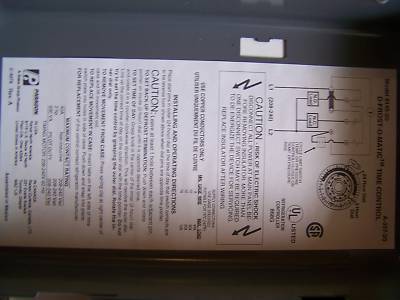 New paragon defrost control, 8145-20, 40AMP, 2 hp, 