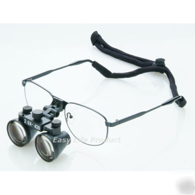 2.5X dental loupes surgical medical titanium frame A0