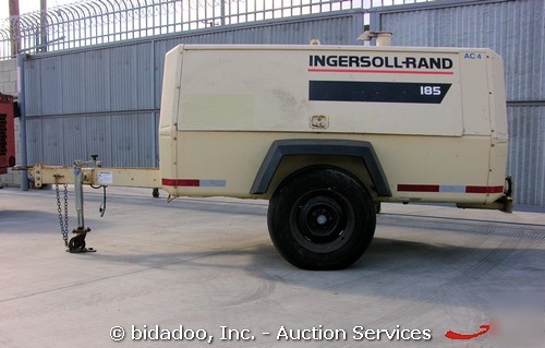 2003 ingersoll rand 185 cfm portable air compressor jd