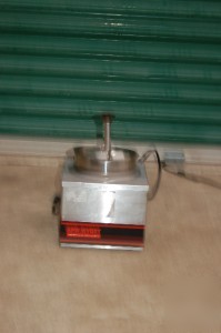 Apw round heater bain marie & pump cheese fudge sauce 