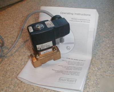 Burkert eex solenoid valve type 5281-ex (230V,n/c,2/2)