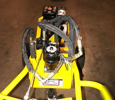 Champion 9HP trailer mounted hydraulic earth auger