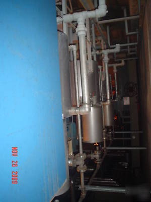 Chemical system milton roy stainless mixing tanks nrsv 