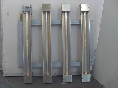 Fostoria mitey midget quartz lamp MM33A set of 4