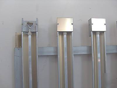 Fostoria mitey midget quartz lamp MM33A set of 4