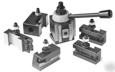 Mini quick-change wedge tool post set aloris style 8