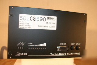 New leybold, oerlikon td-20 turbo pump controller, oem 