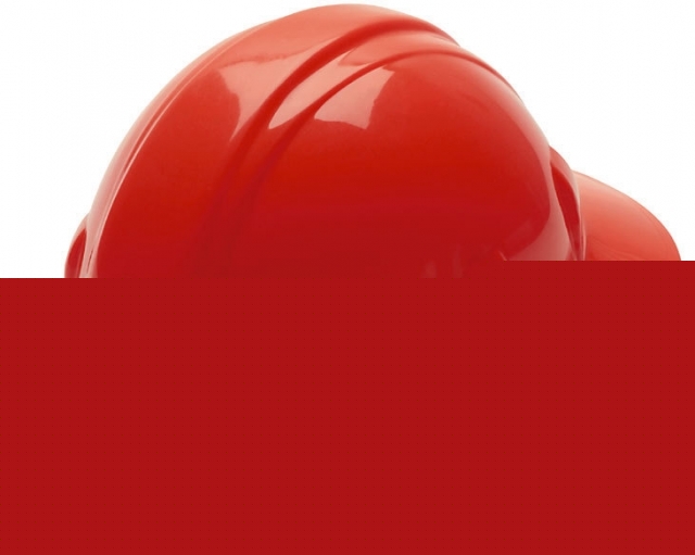 Pyramex full brim 6 point ratchet suspension hard hat