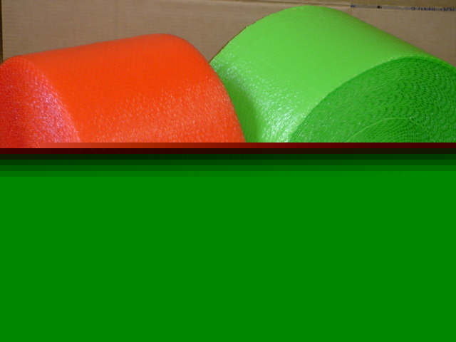 Red green bubble wrap combo 460'X12
