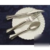 Reflections silver plastic silverware 160PCS