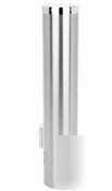 Stainless steel pull type water cup dispenser