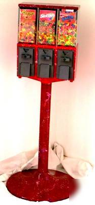 Vendstar 3000 candy vending machine red w/keys