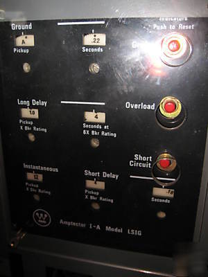 Westinghouse ds-416 DS416 1600 amp amptector i - a lsig