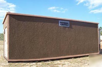 Concrete 11.5 x 28 communications shelter