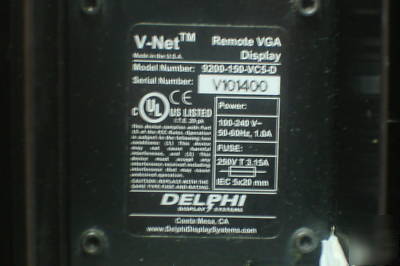 Delphi order confirmation sys remote display w/ trans