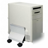 Fellowes, 91781 premium platinum cpu stand w/ four ca..