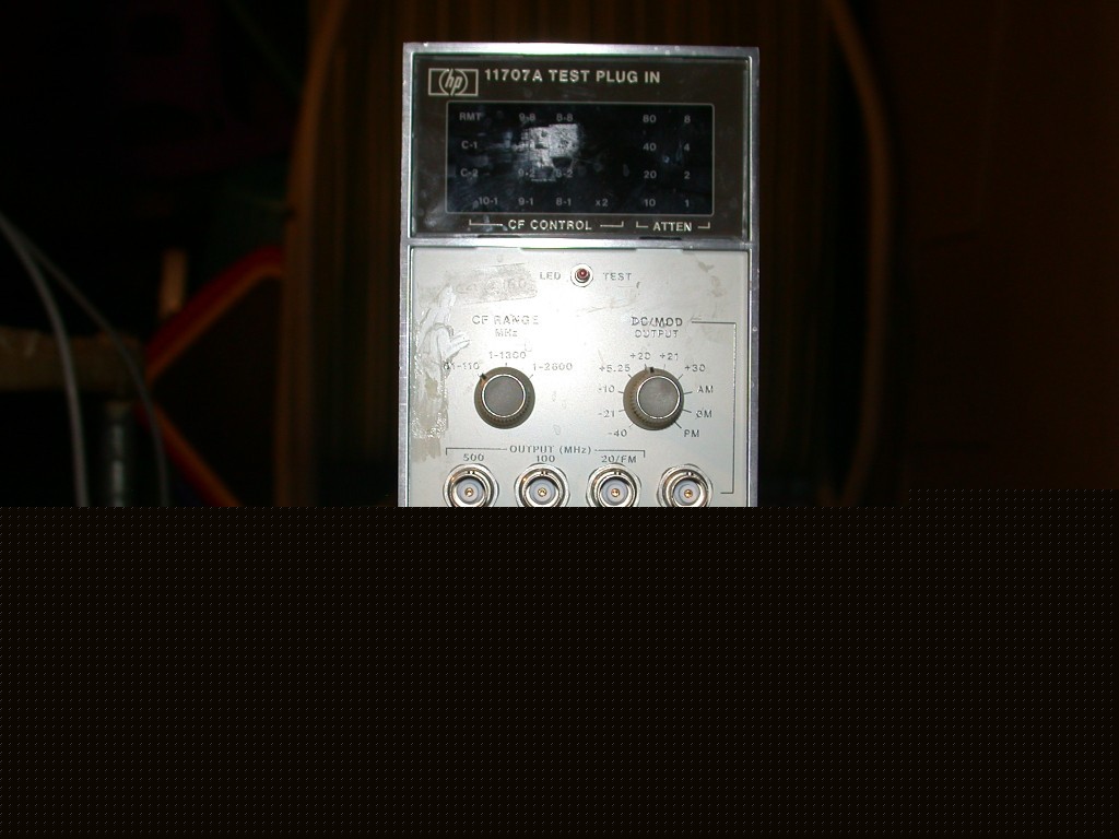 HP11707A test plug in