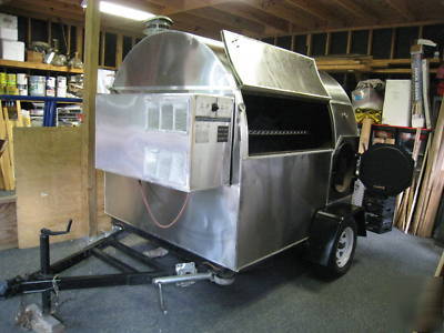 Large stainless steel smoker/cooker for large events