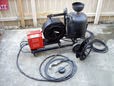 Lincoln electric ln-8 feeder+complete assembly w stand