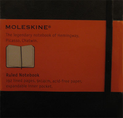 Moleskine large ruled notebook lined journal