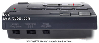 New sony m-2000 M2000 medical transcriber transcription