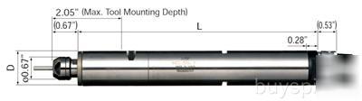 Nsk nakanishi straight air motor spindle mssh-2524R 1