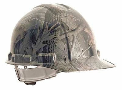 Real tree hardwoods camouflage hard hat #14501