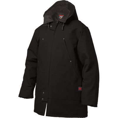 Tough duck hydro parka w hood - xxx-l, black