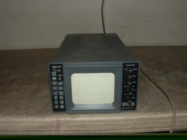 Videotek tvm-620 vector waveform monitor/vectorscope