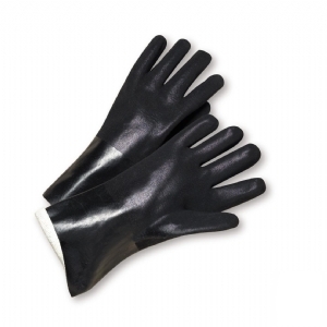 West chester PJ1017RF prem rough grip pvc gloves 6/pk