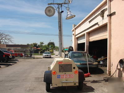 2007 ingersoll rand diesel light tower generator 339 hr