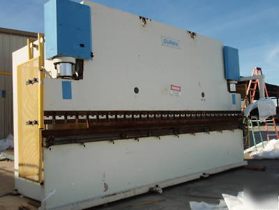 20' durma cnc 330 ton hyd. press brake, yr 2000