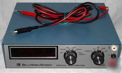 Bell howell digital multimeter heathkit imd-202-2 meter