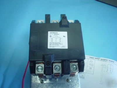 Furnas siemens 3 phase magnetic starter motor control 