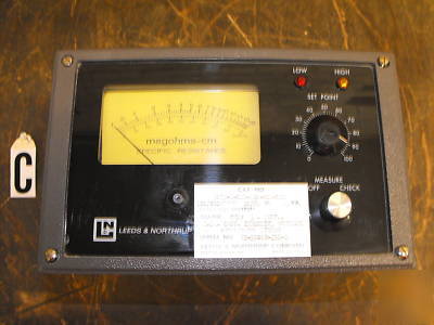 Leeds & northrup resistance tester catalog# 7075-1-018 