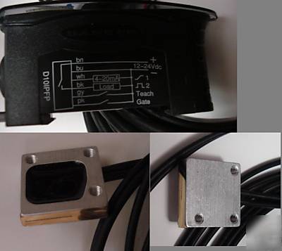 Lot of 3 banner D10IPFP #62388 sensor pnp red 4-20MA