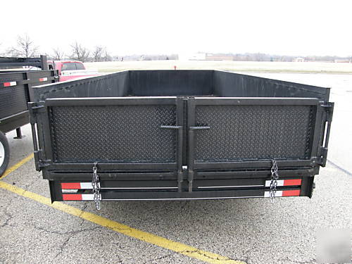 New 2009 7'X16' x 2' scissor dump trailer, 14K gvwr