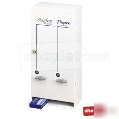 Rochester midland dual sanitary dispenserholds 17 napk