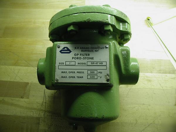 Rp adams gp filter poro stone hi-pressue steam filter 