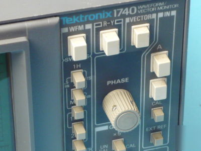 Techtronics 1740 vector / waveform monitor â€œmintâ€
