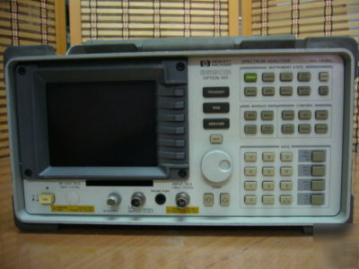 Hp 8590B opt:001(75Ï‰)/021 9KHZ-1.8GHZ spectrum analyzer