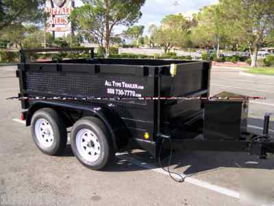 New 2010 model hydraulic dump trailer w remote power