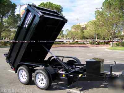 New 2010 model hydraulic dump trailer w remote power