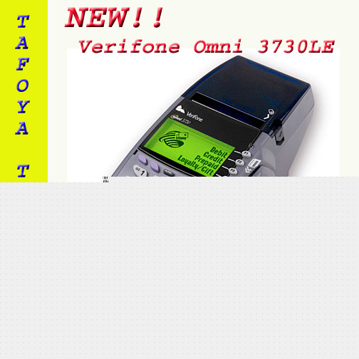 New * * verifone omni 3730 le credit card machine